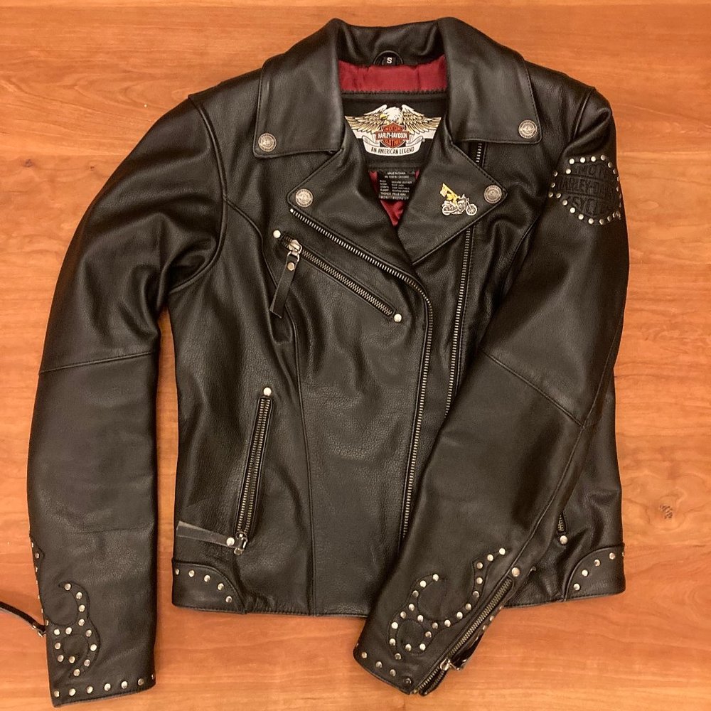 Genuine New Harley Davidson Leather Women's Motorcycle Jacket